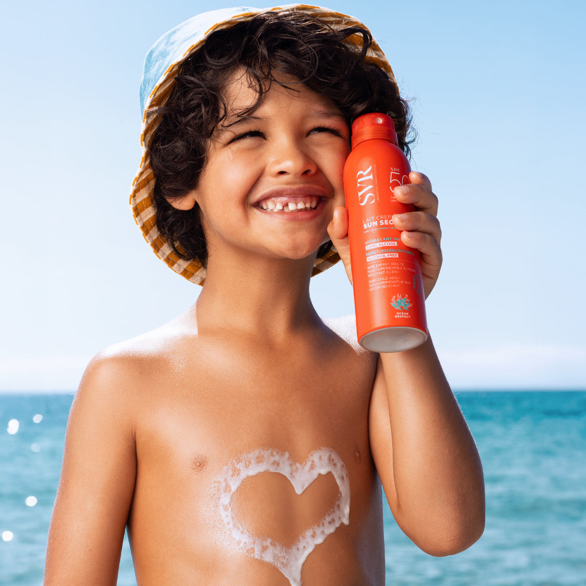 SUN SECURE Lait Crépitant SPF50+ - Protecție solară jucăușă și