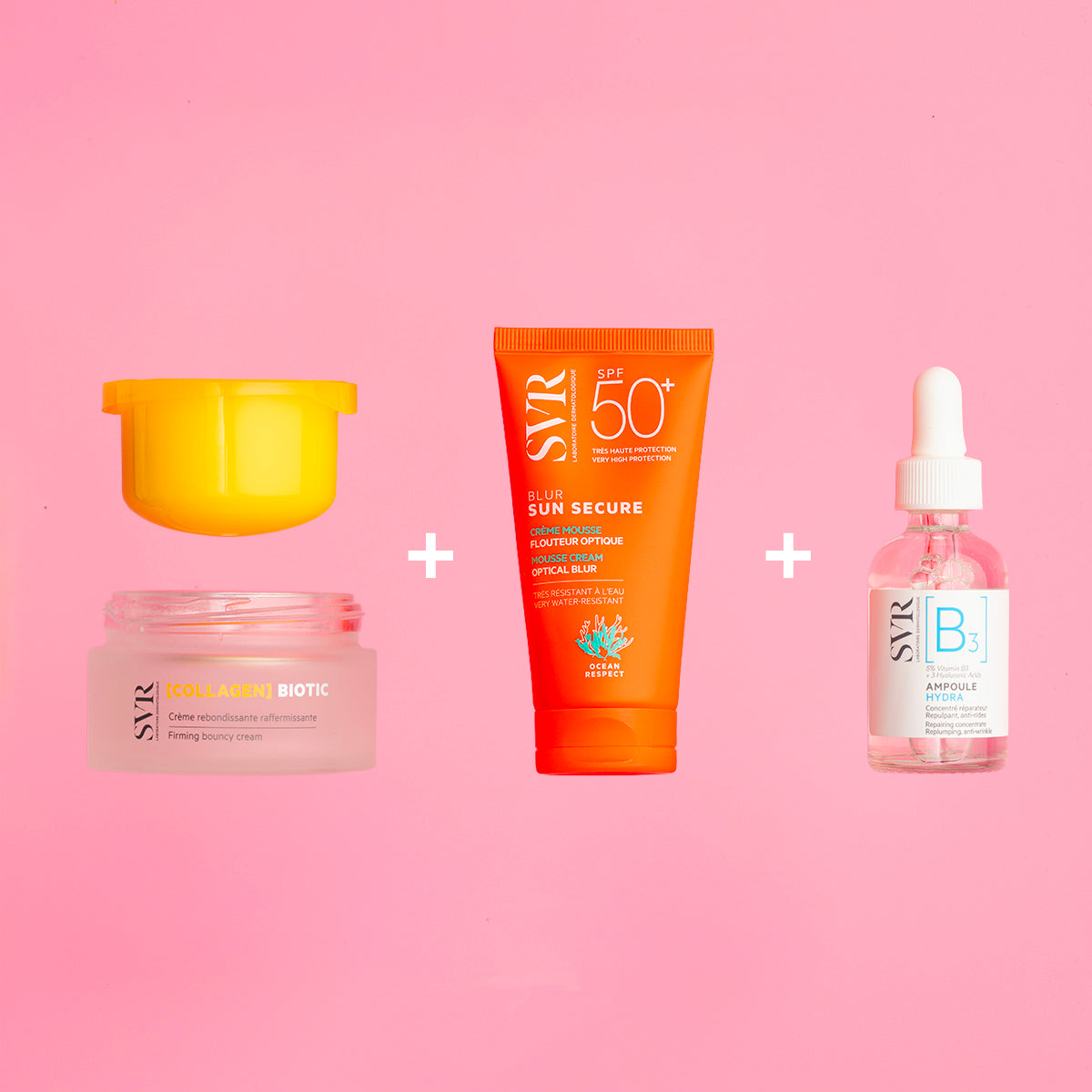 RUTINA COCON - [COLLAGEN] BIOTIC, SUN SECURE BLUR, [B3] AMPOULE HYDRA